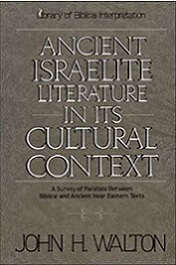 a book called "Ancient Israelite Literature In Its Cultural Context" by John H. Walton