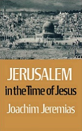 a book called "Jerusalem in the Time of Jesus" with a picture of the old Jerusalem
